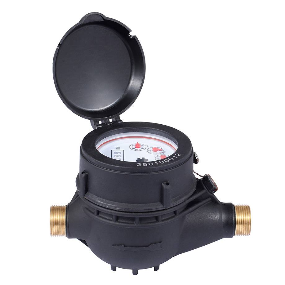 LXSG-15S3-50S3 Brass Thread Multi Jet Plastic Water Meter