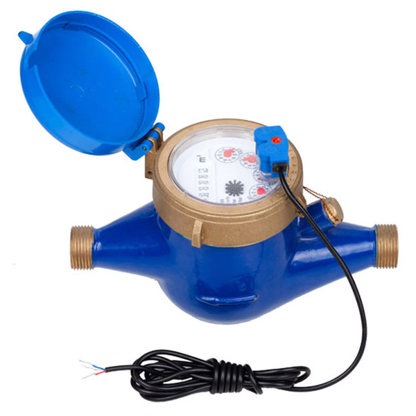 LXSGY-15E-50E Multi Jet Pulse Output Brass Water Meter