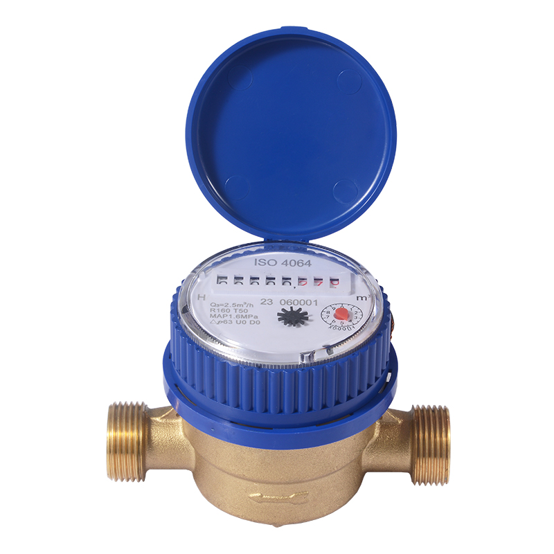LXDG-13B-25B R160 Single Jet Brass Water Meter